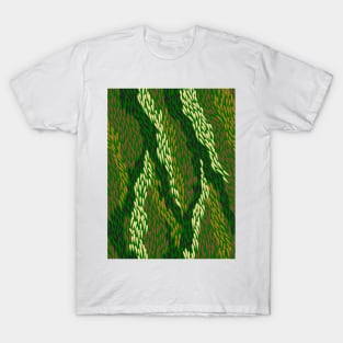 Aboriginal Art - Grass Land T-Shirt